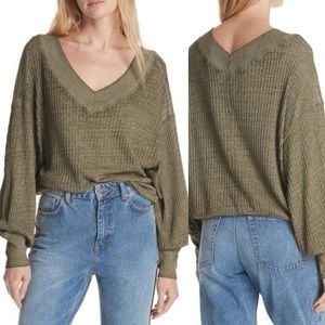 Free People South Side Thermal Top